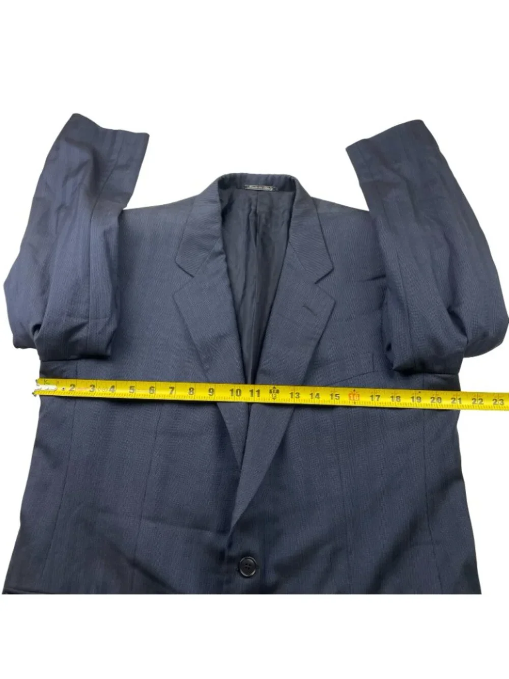 Ermenegildo Zegna Men’s Wool/Silk 2-Button Blazer Navy Blue • Italy • 42R US
